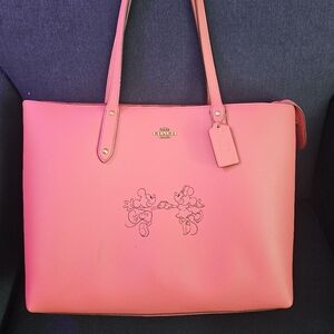 Coach X Disney Bag Watermelon Minnie And Mickey